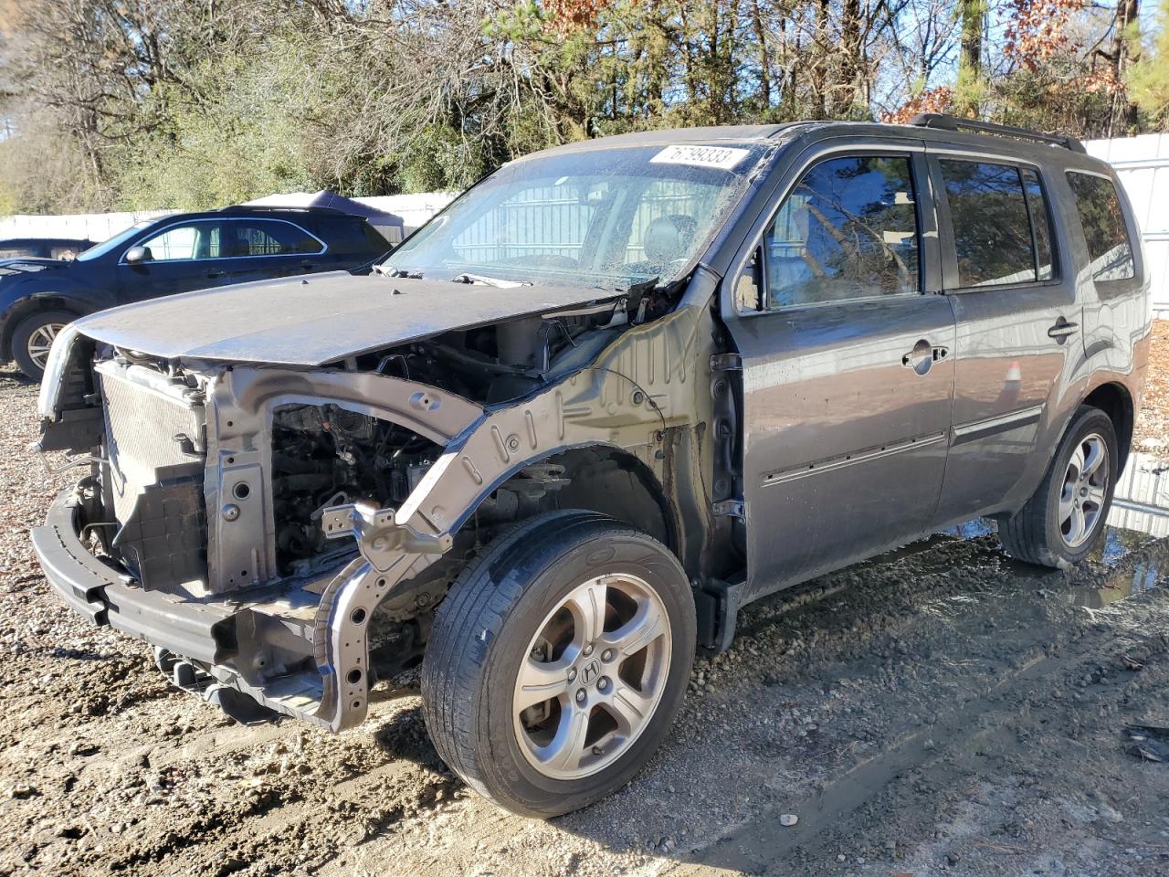 Image 1 of 2014 HONDA PILOT EXL 2014 with VIN 5FNYF3H53EB014762
