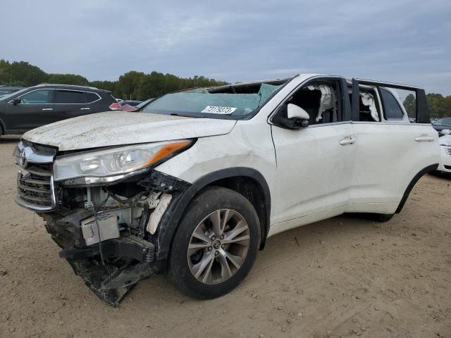 Image 1 of 2016 TOYOTA HIGHLANDER LE 2016 with VIN 5TDBKRFH2GS296800