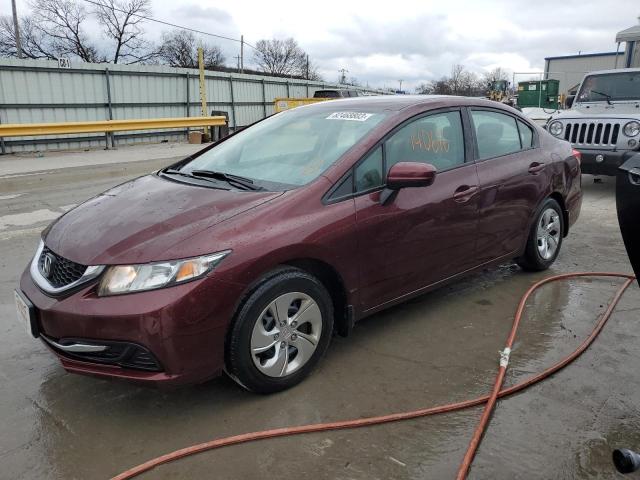 Image 1 of 2014 HONDA CIVIC LX 2014 with VIN 19XFB2F57EE040982