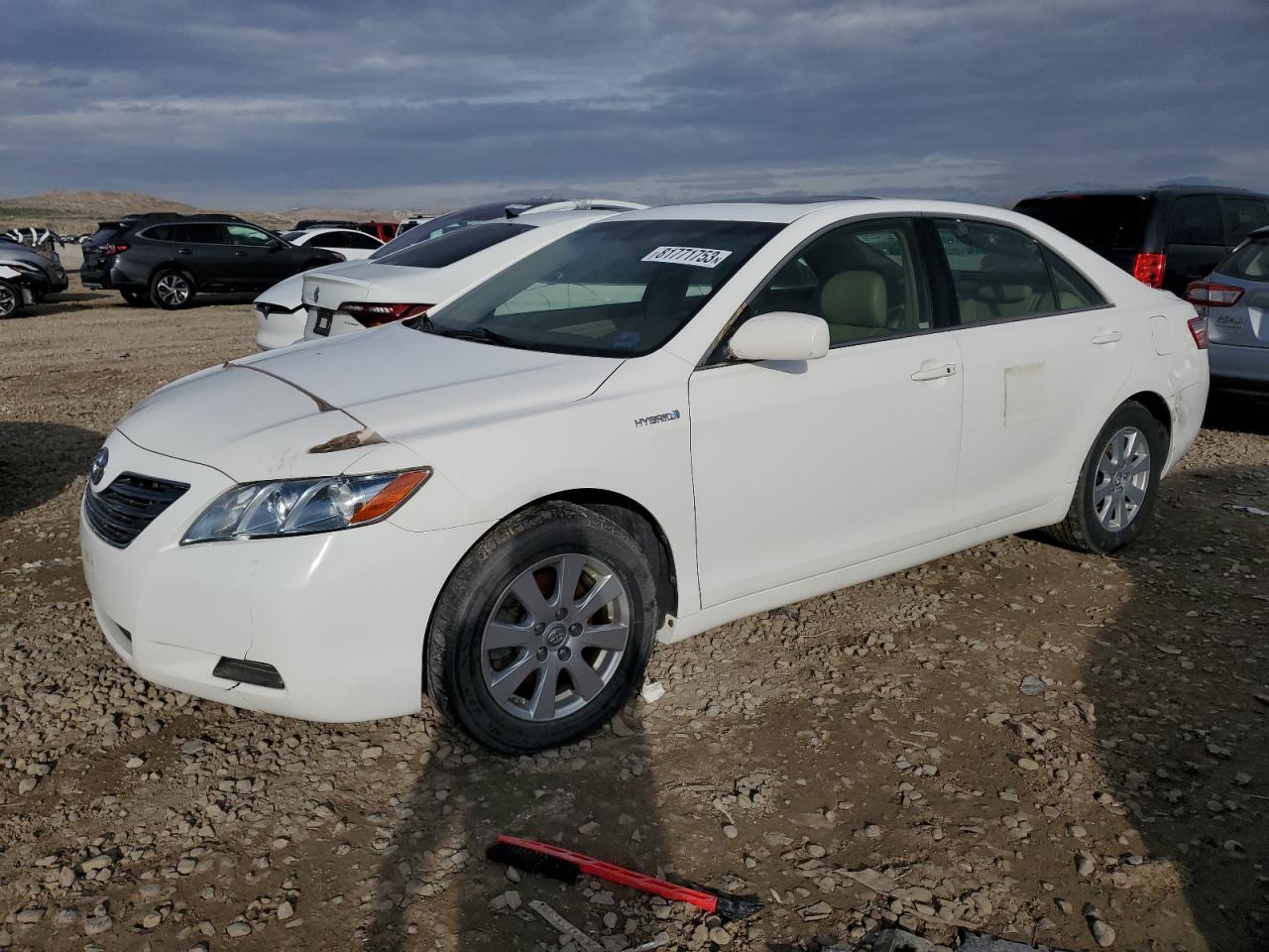Image 1 of 2007 TOYOTA CAMRY HYBRID 2007 with VIN JTNBB46K573035513