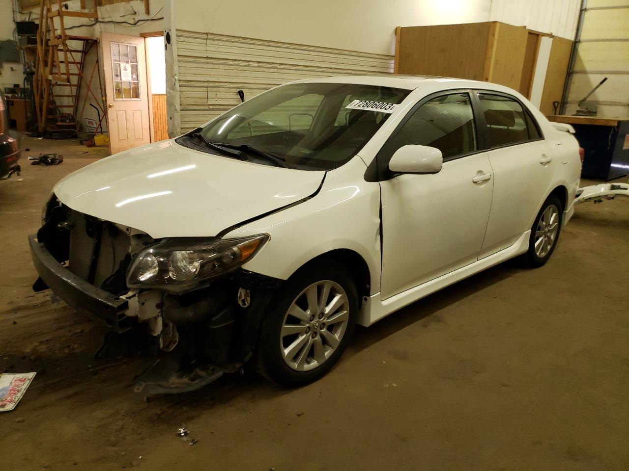 Image 1 of 2010 TOYOTA COROLLA BASE 2010 with VIN 2T1BU4EE4AC402068
