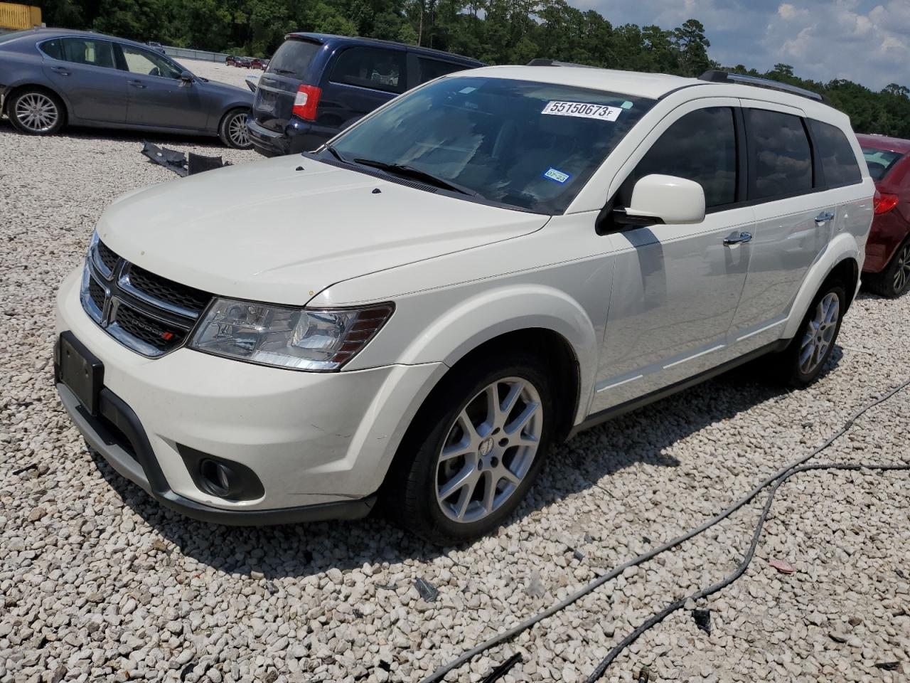 Image 1 of 2013 DODGE JOURNEY CREW 2013 with VIN 3C4PDCDGXDT656775