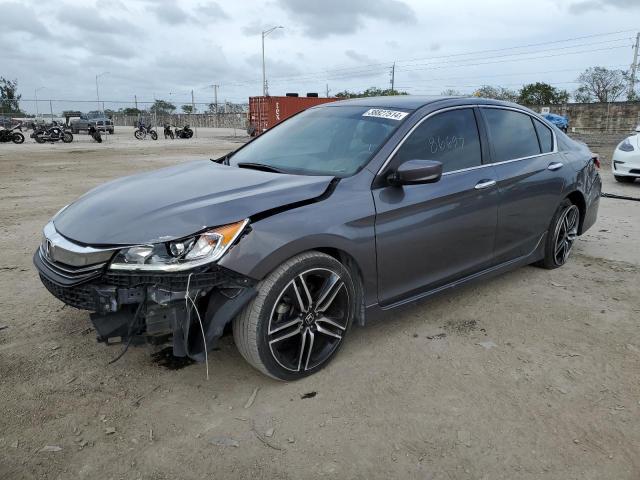 Image 1 of 2017 HONDA ACCORD SPORT 2017 with VIN 1HGCR2F56HA295582