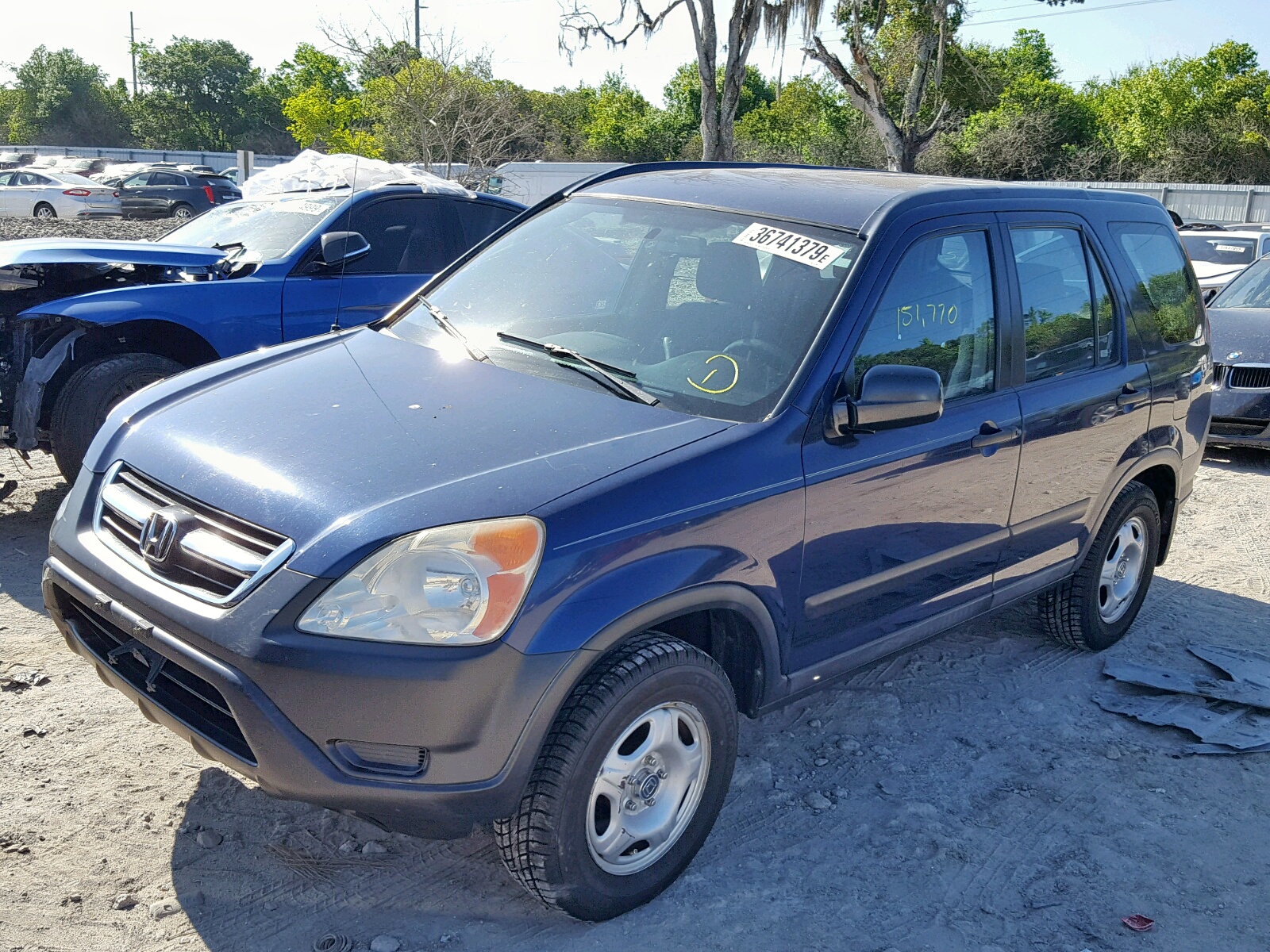 Image 2 of 2003 HONDA CR-V LX 2003 with VIN SHSRD684X3U109344