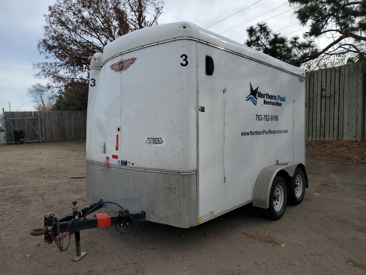 Image 2 of 2019 H&H UTILITY 2019 with VIN 5JWTC1227KN520253