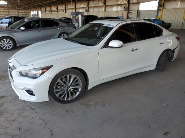 Image 1 of 2018 INFINITI Q50 LUXE 2018 with VIN JN1EV7AP1JM354537