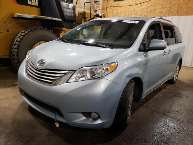 Image 1 of 2017 TOYOTA SIENNA XLE 2017 with VIN 5TDDZ3DC1HS180000