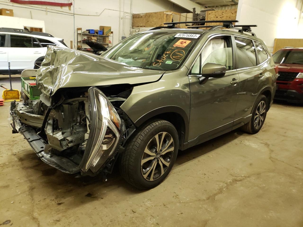 Image 1 of 2020 SUBARU FORESTER LIMITED 2020 with VIN JF2SKAUC7LH403798