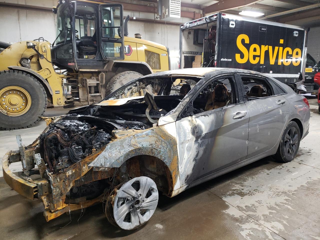 Image 1 of 2021 HYUNDAI ELANTRA SEL 2021 with VIN KMHLM4AG8MU162229
