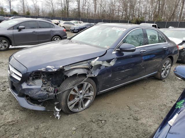Image 1 of 2017 MERCEDES-BENZ C 300 4MATIC 2017 with VIN 55SWF4KB8HU201560