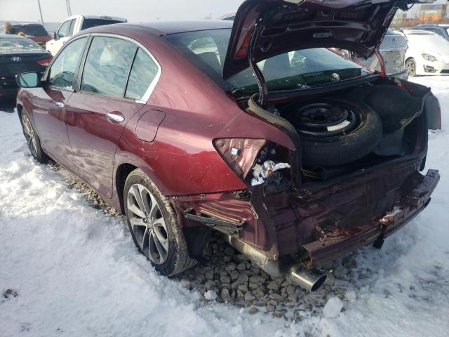 Obraz 3 z 2014 HONDA ACCORD SPORT 2014 z VIN 1HGCR2F56EA039907