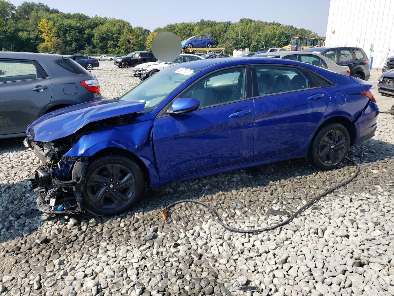 Image 1 of 2021 HYUNDAI ELANTRA SEL 2021 with VIN 5NPLM4AG4MH041907