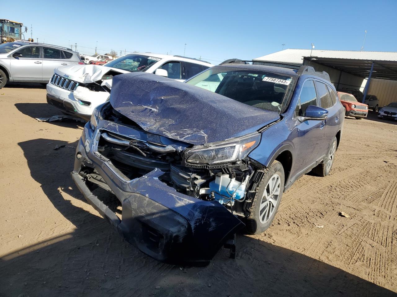 Image 1 of 2022 SUBARU OUTBACK PREMIUM 2022 with VIN 4S4BTAFC4N3144952