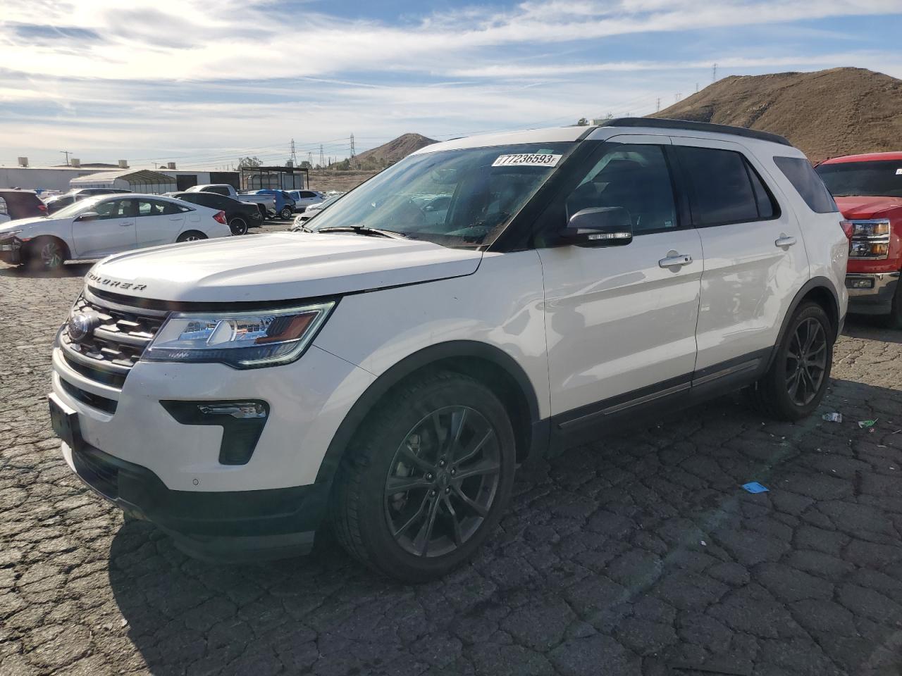 Image 1 of 2019 FORD EXPLORER XLT 2019 with VIN 1FM5K7D83KGA60658