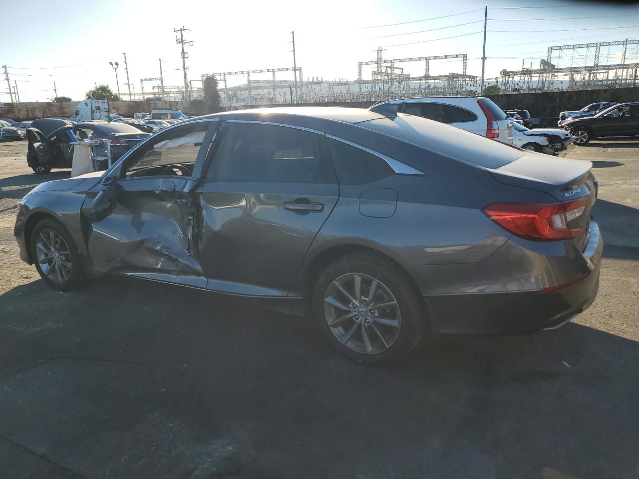 Image 2 of 2022 HONDA ACCORD LX 2022 with VIN 1HGCV1F11NA007093