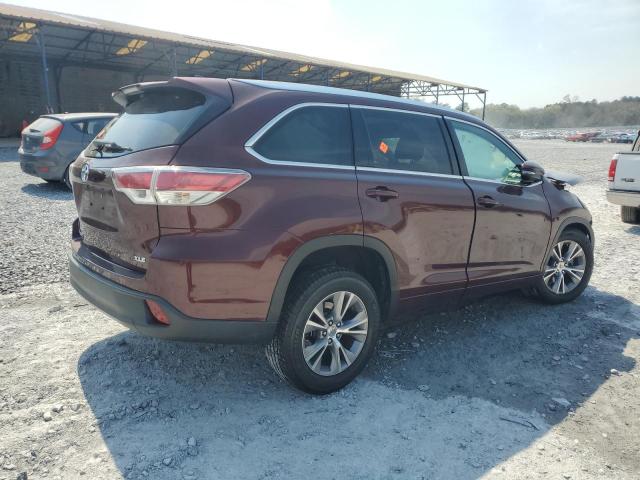 Image 3 of 2014 TOYOTA HIGHLANDER XLE 2014 with VIN 5TDKKRFH8ES024510