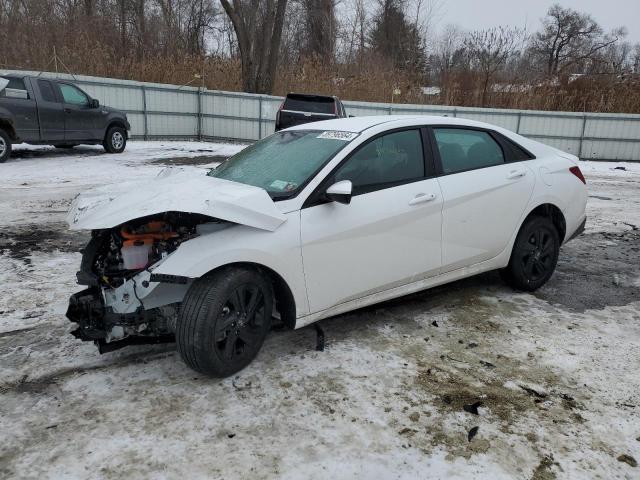Image 1 of 2023 HYUNDAI ELANTRA BLUE 2023 with VIN KMHLM4AJ5PU075596