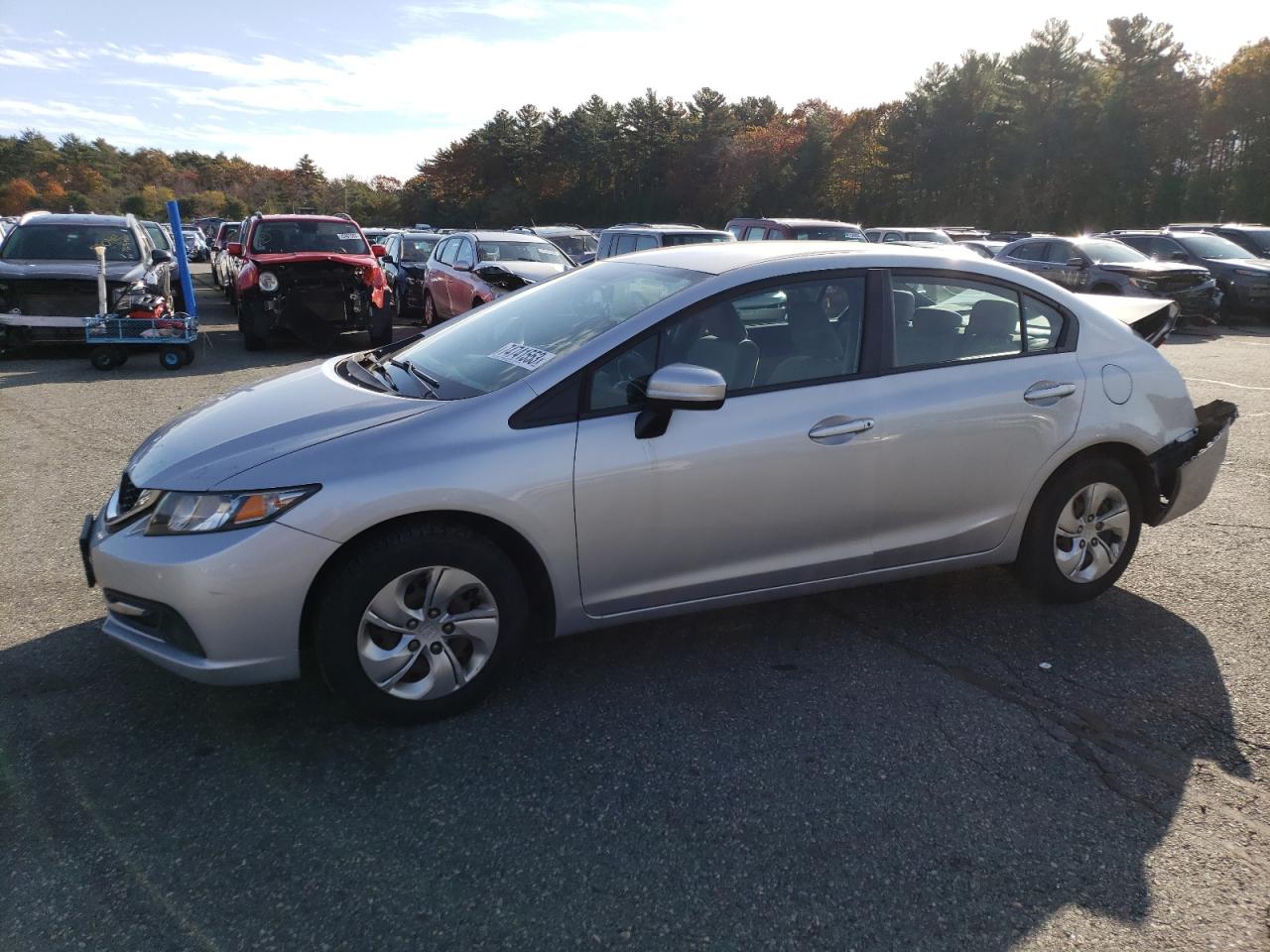 Obraz 1 z 2015 HONDA CIVIC LX 2015 z VIN 19XFB2F59FE269990