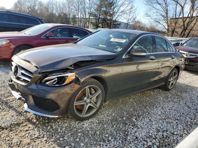 Image 1 of 2015 MERCEDES-BENZ C 300 4MATIC 2015 with VIN 55SWF4KB1FU044922