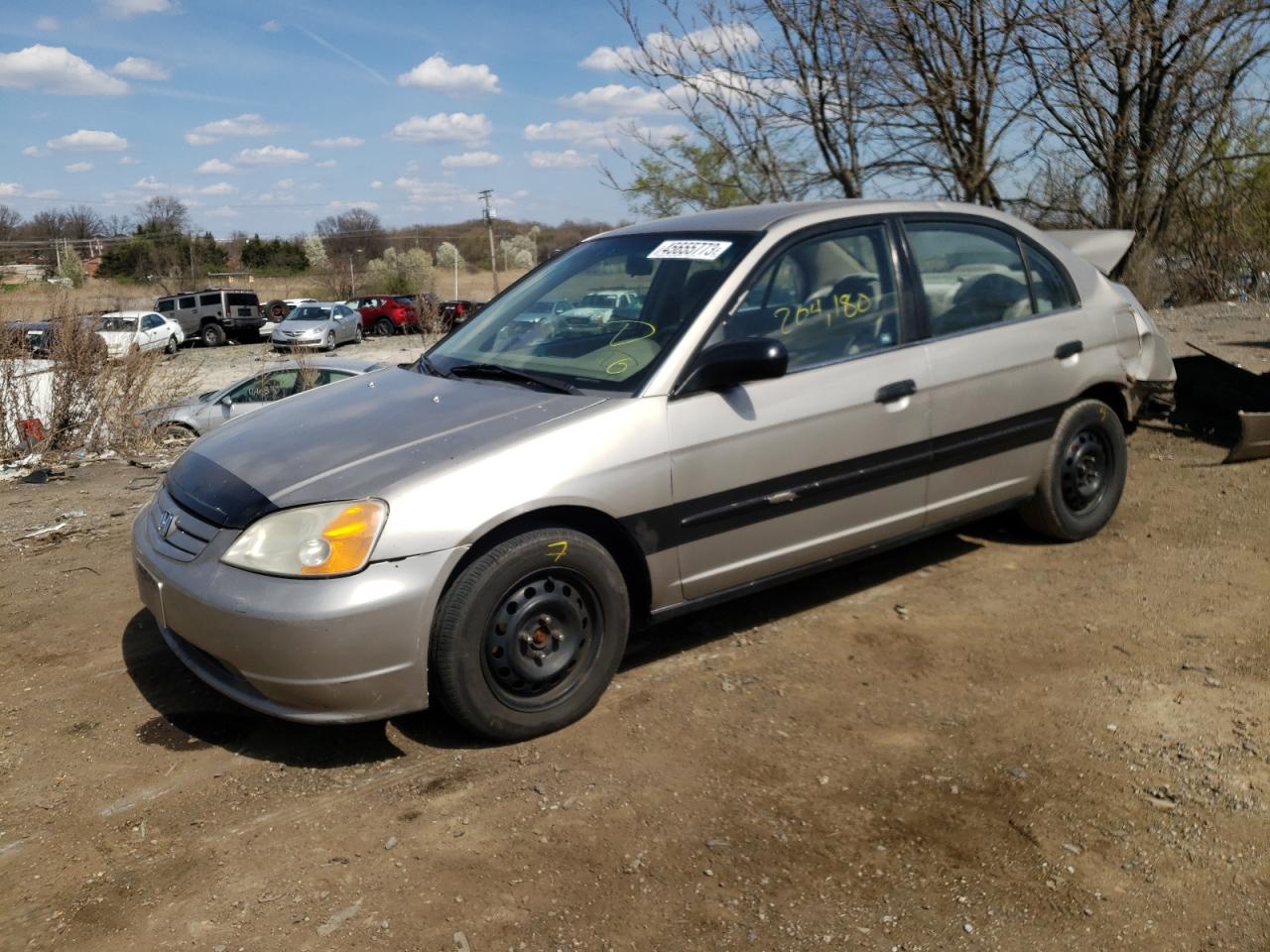 Изображение 1 2001 HONDA CIVIC LX 2001 с VIN 2HGES15521H552365