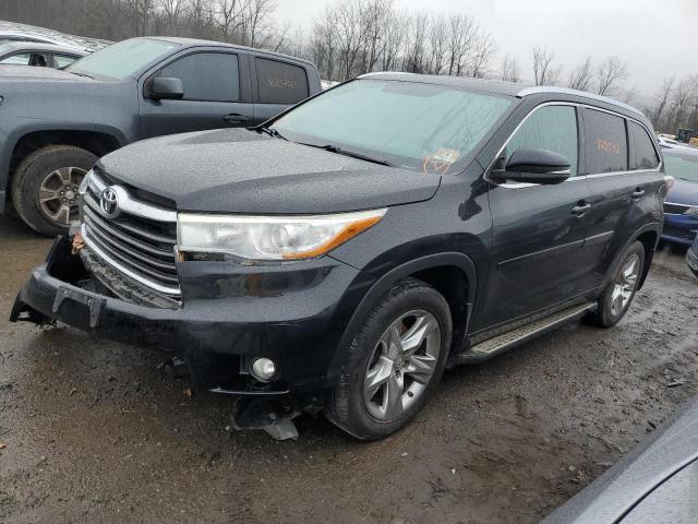 Image 1 of 2015 TOYOTA HIGHLANDER LIMITED 2015 with VIN 5TDDKRFHXFS074447