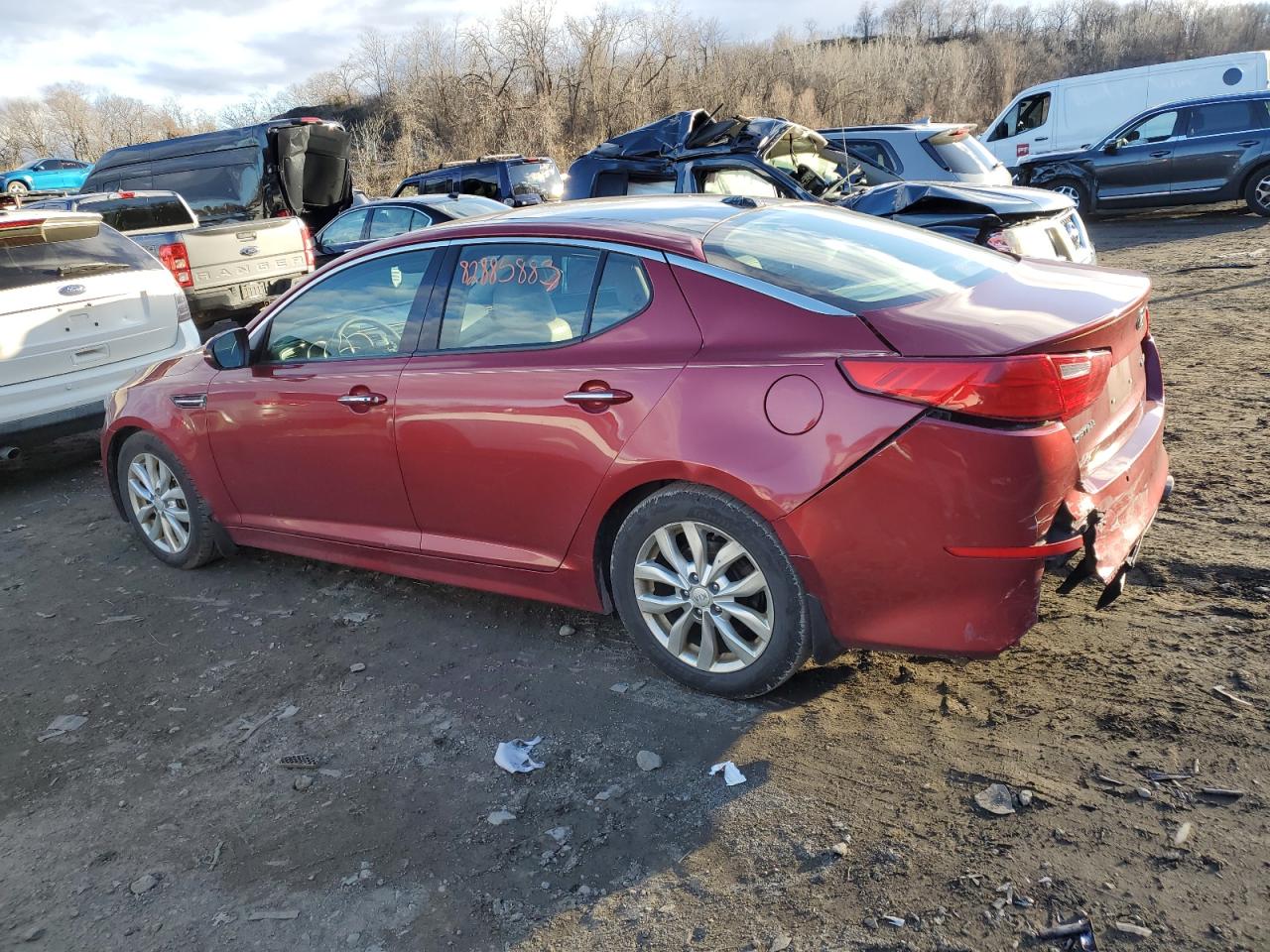 Image 2 of 2015 KIA OPTIMA EX 2015 with VIN 5XXGN4A71FG375437
