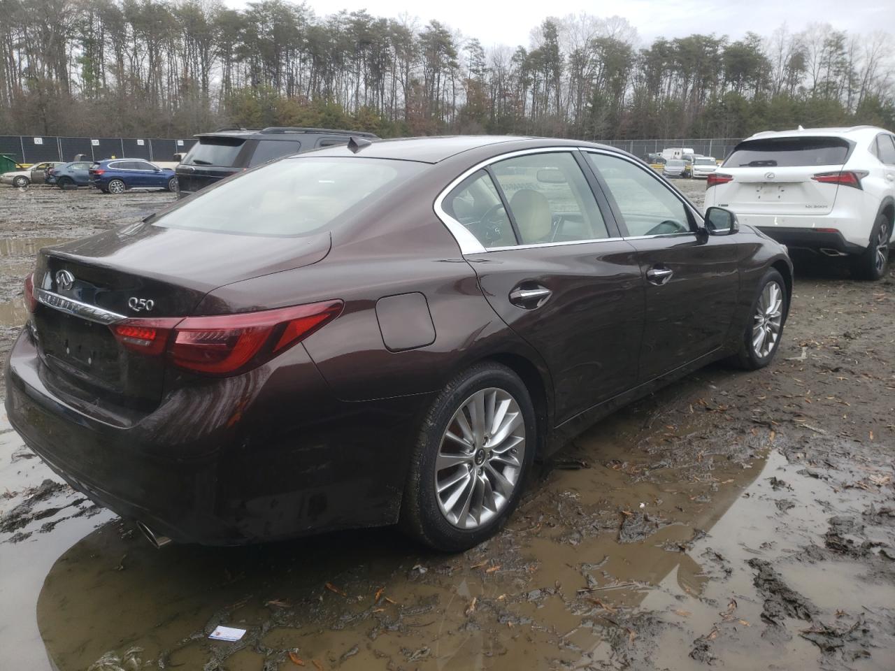 Image 3 of 2019 INFINITI Q50 LUXE 2019 with VIN JN1EV7AR8KM553801