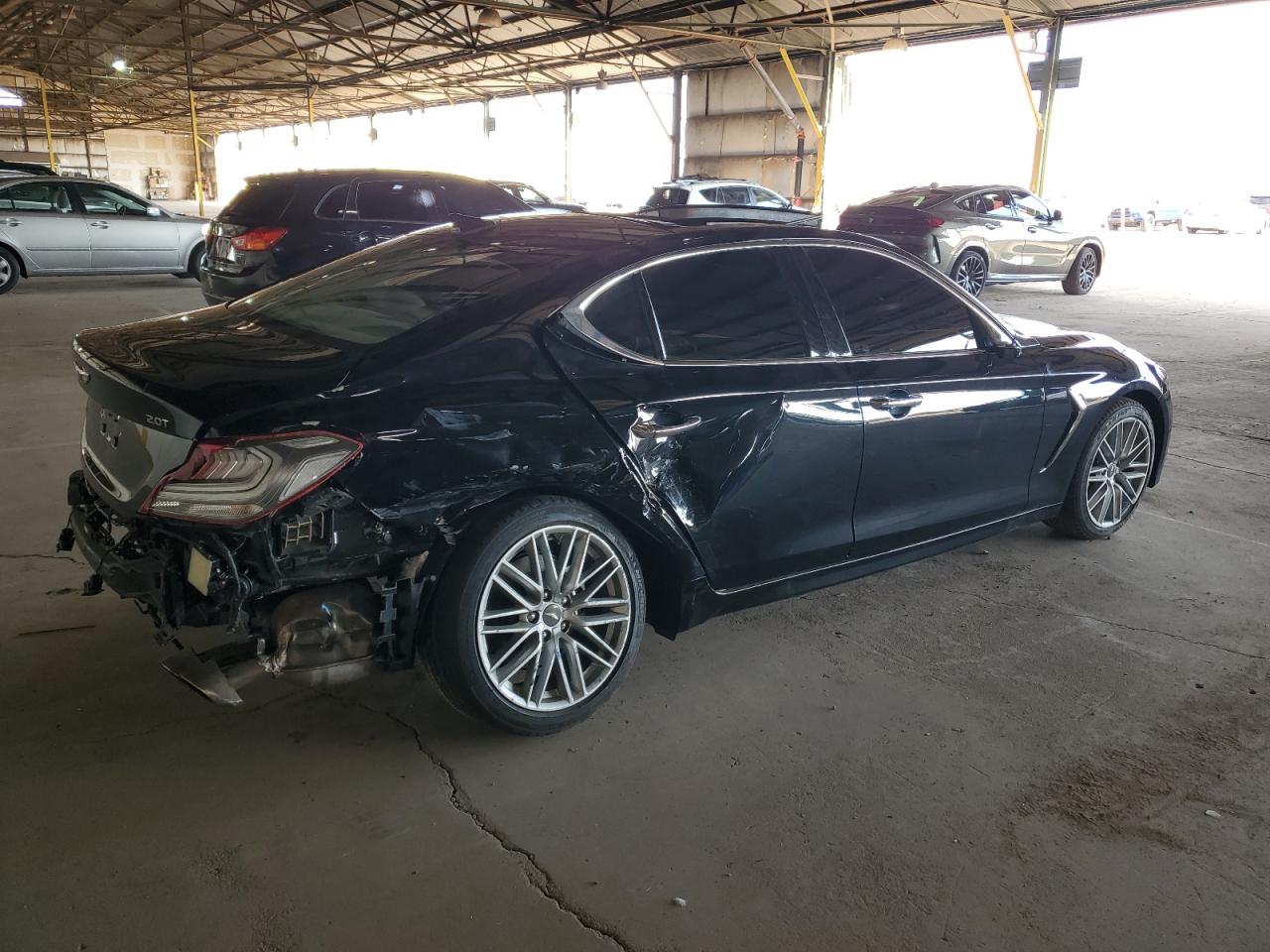 Image 3 of 2020 GENESIS G70 ELITE 2020 with VIN KMTG34LA6LU055794