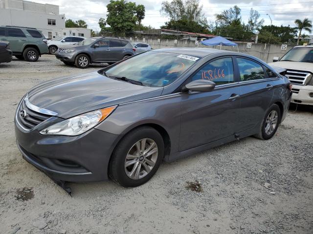 Image 1 of 2014 HYUNDAI SONATA GLS 2014 with VIN 5NPEB4AC0EH838801
