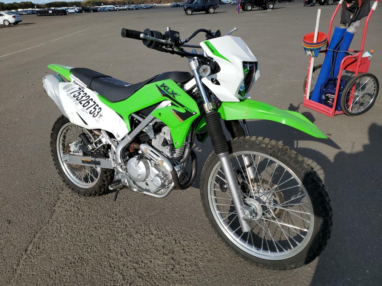 Image 1 of 2022 KAWASAKI KLX230 H 2022 with VIN MH4LXCH15NJP00537