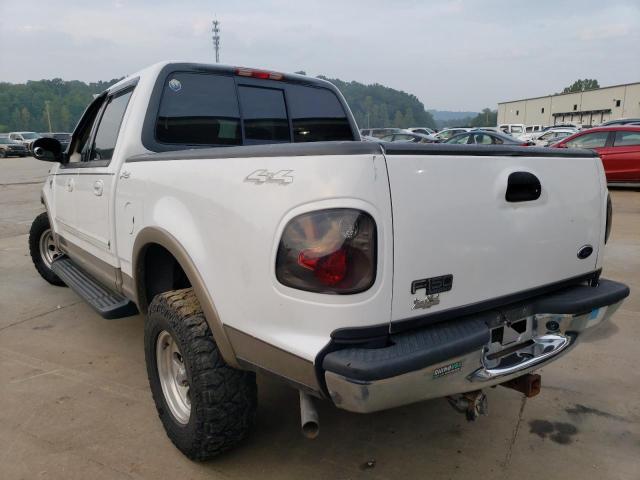 Image 2 of 2001 FORD F150 SUPERCREW 2001 with VIN 1FTRW08L61KB54626