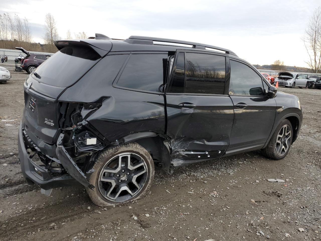 Изображение 3 2023 HONDA PASSPORT ELITE 2023 с VIN 5FNYF8H08PB018584