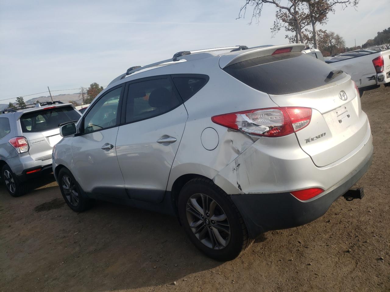 Image 2 of 2014 HYUNDAI TUCSON GLS 2014 with VIN KM8JU3AG6EU869249