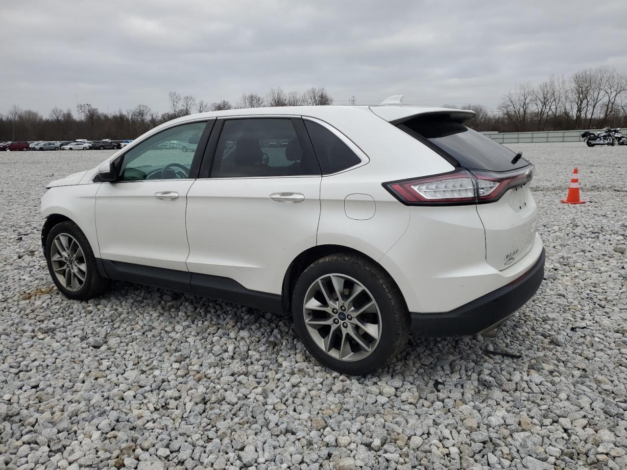 Image 2 of 2015 FORD EDGE TITANIUM 2015 with VIN 2FMTK4K97FBB59689