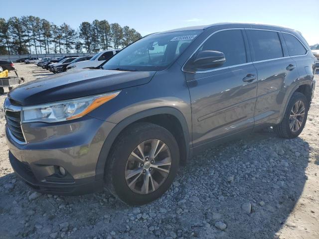 Image 1 of 2014 TOYOTA HIGHLANDER XLE 2014 with VIN 5TDKKRFH6ES032542