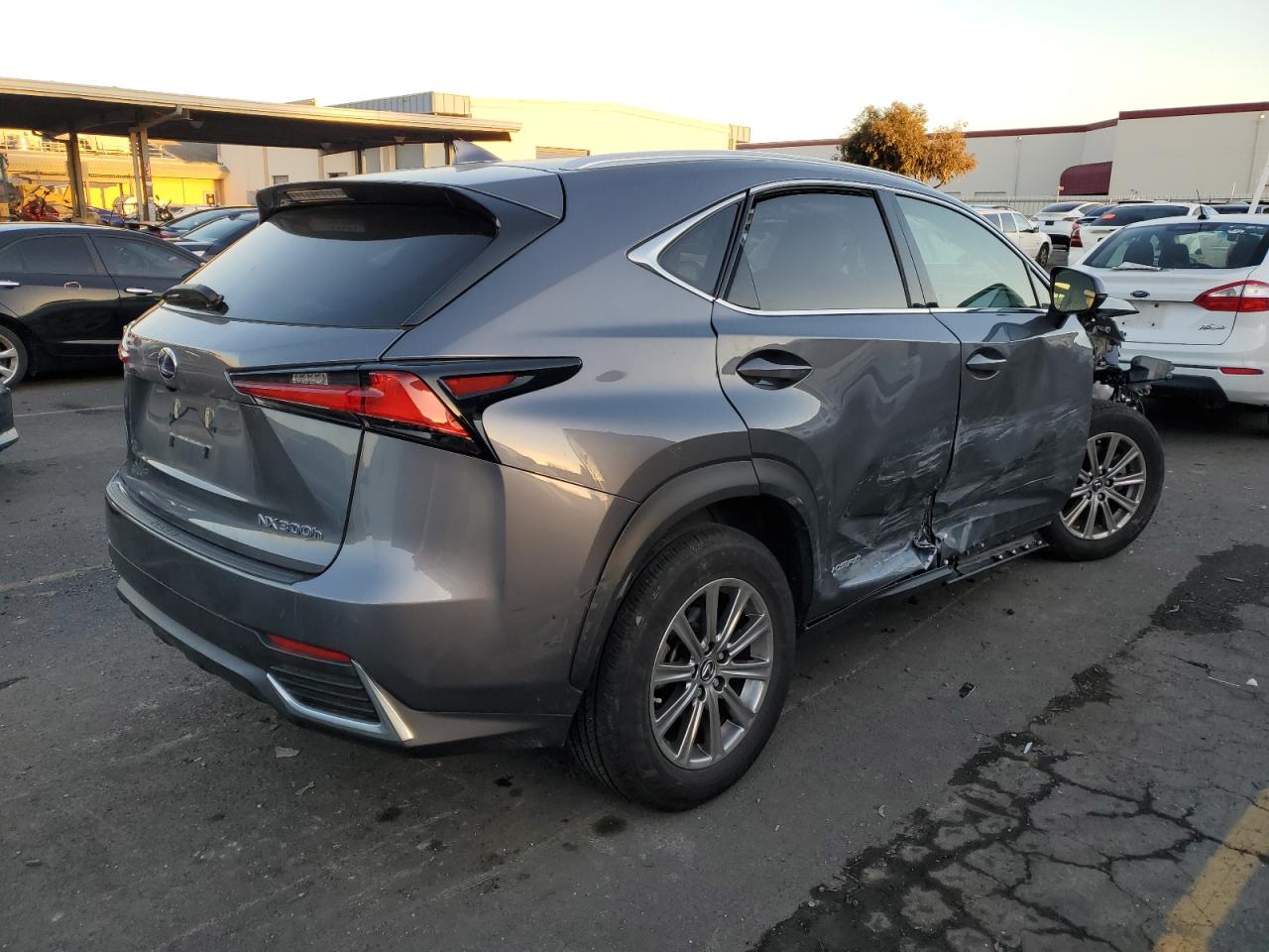 Image 3 of 2021 LEXUS NX 300H BASE 2021 with VIN JTJDJRDZ5M2164668