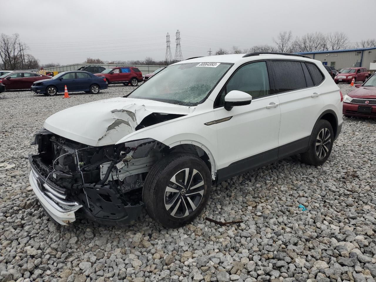 Image 1 of 2023 VOLKSWAGEN TIGUAN S 2023 with VIN 3VVRB7AX8PM077133