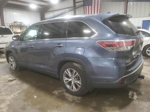 Image 2 of 2015 TOYOTA HIGHLANDER XLE 2015 with VIN 5TDJKRFH3FS097605