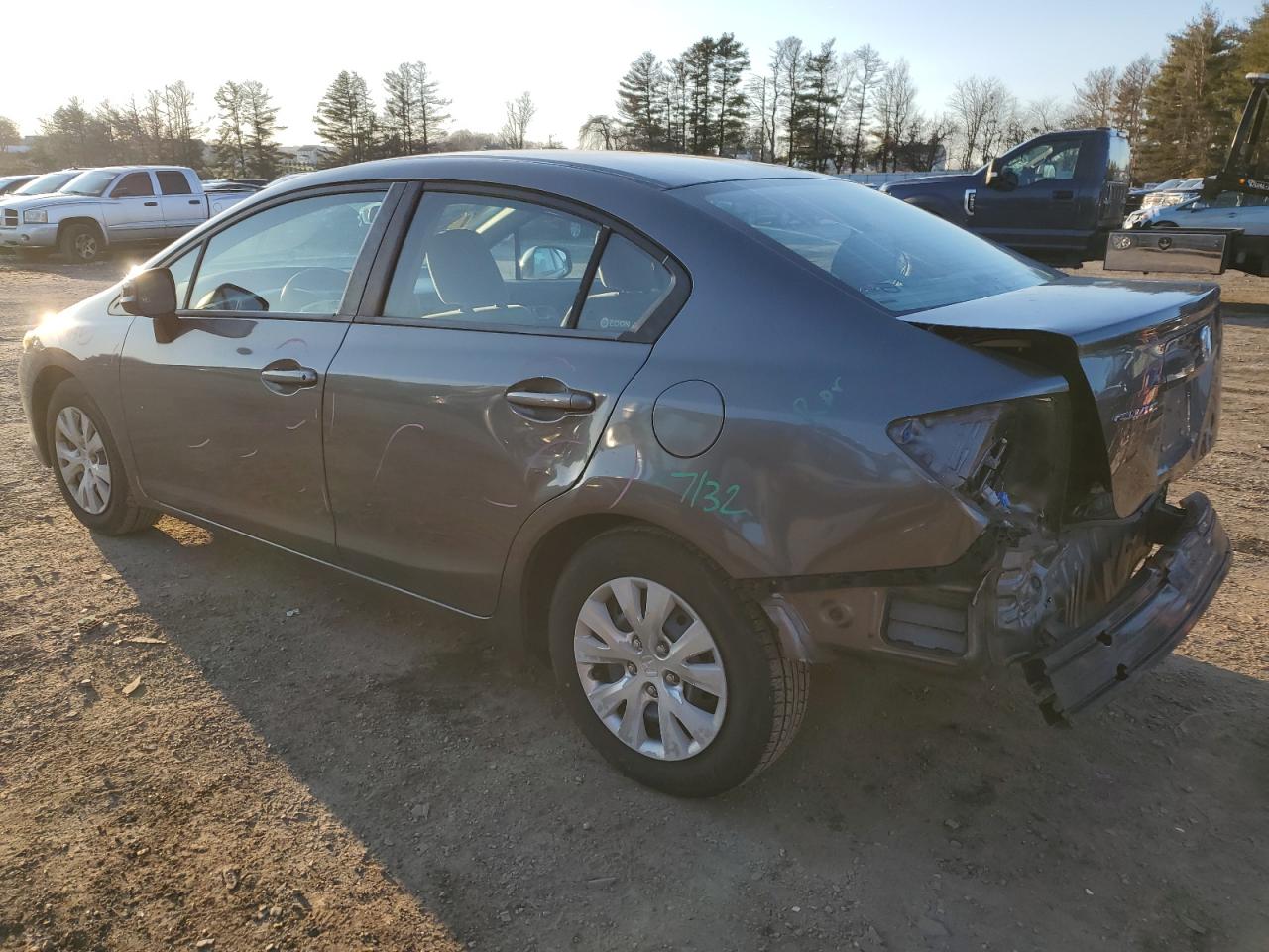 Obraz 2 z 2012 HONDA CIVIC LX 2012 z VIN 19XFB2F58CE350703