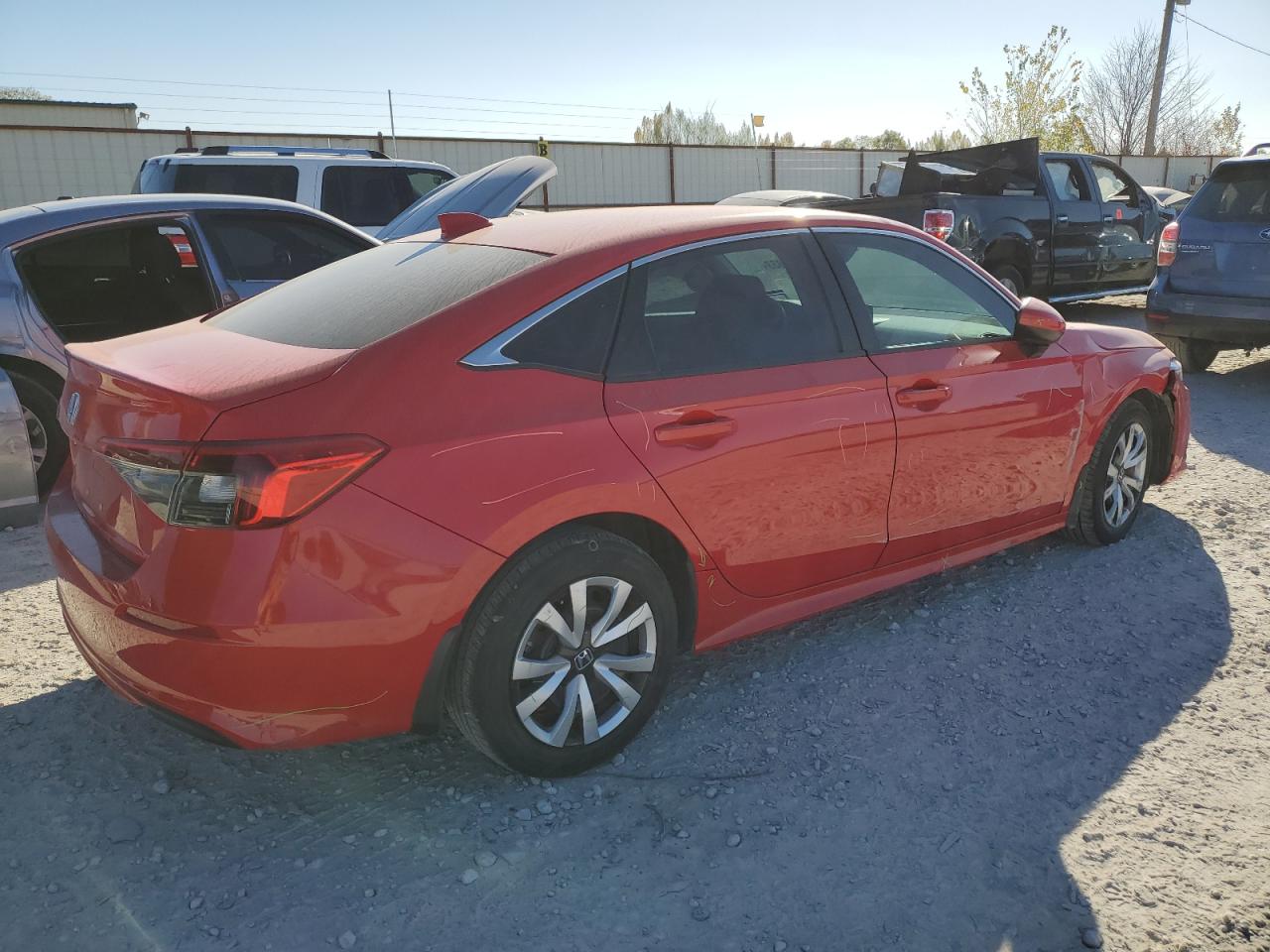 Image 3 of 2022 HONDA CIVIC LX 2022 with VIN 2HGFE2F2XNH523501