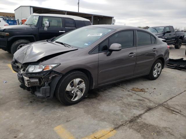 Image 1 of 2013 HONDA CIVIC LX 2013 with VIN 2HGFB2F54DH546550
