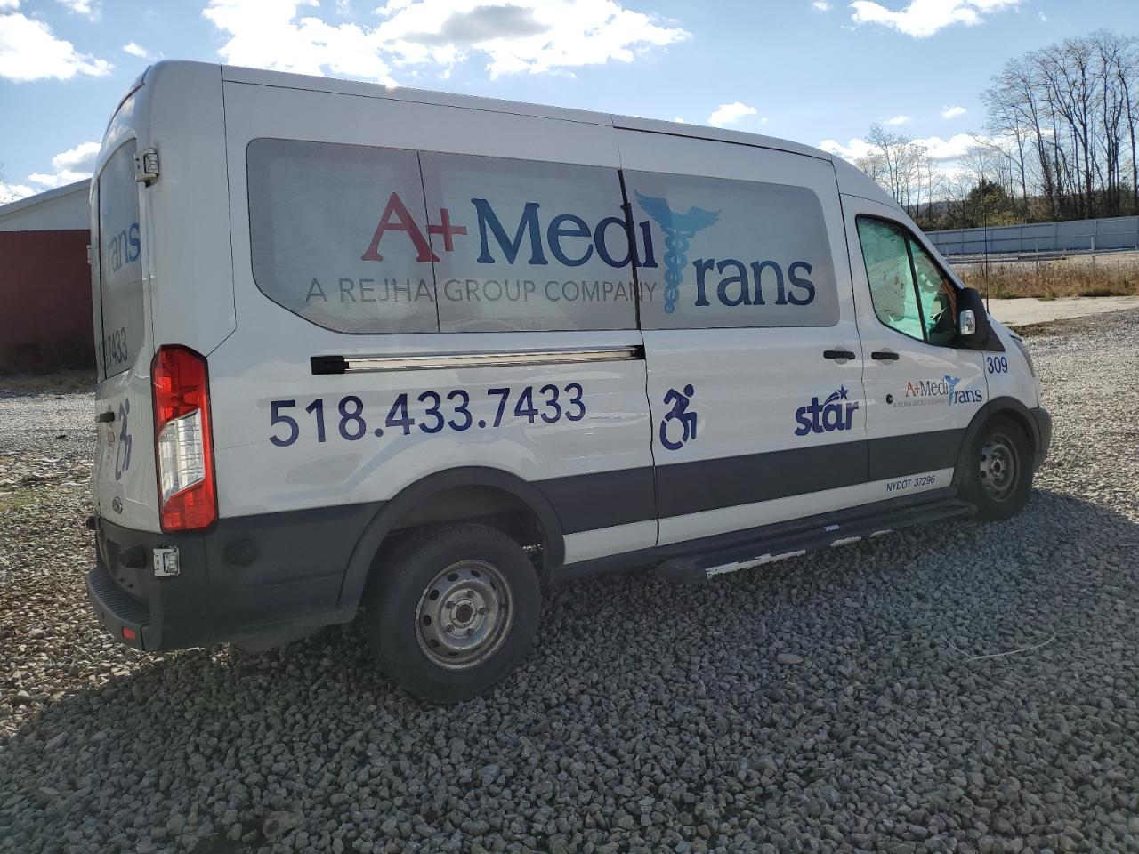 Image 3 of 2017 FORD TRANSIT T-350 2017 with VIN 1FDZX2CM1HKA24557
