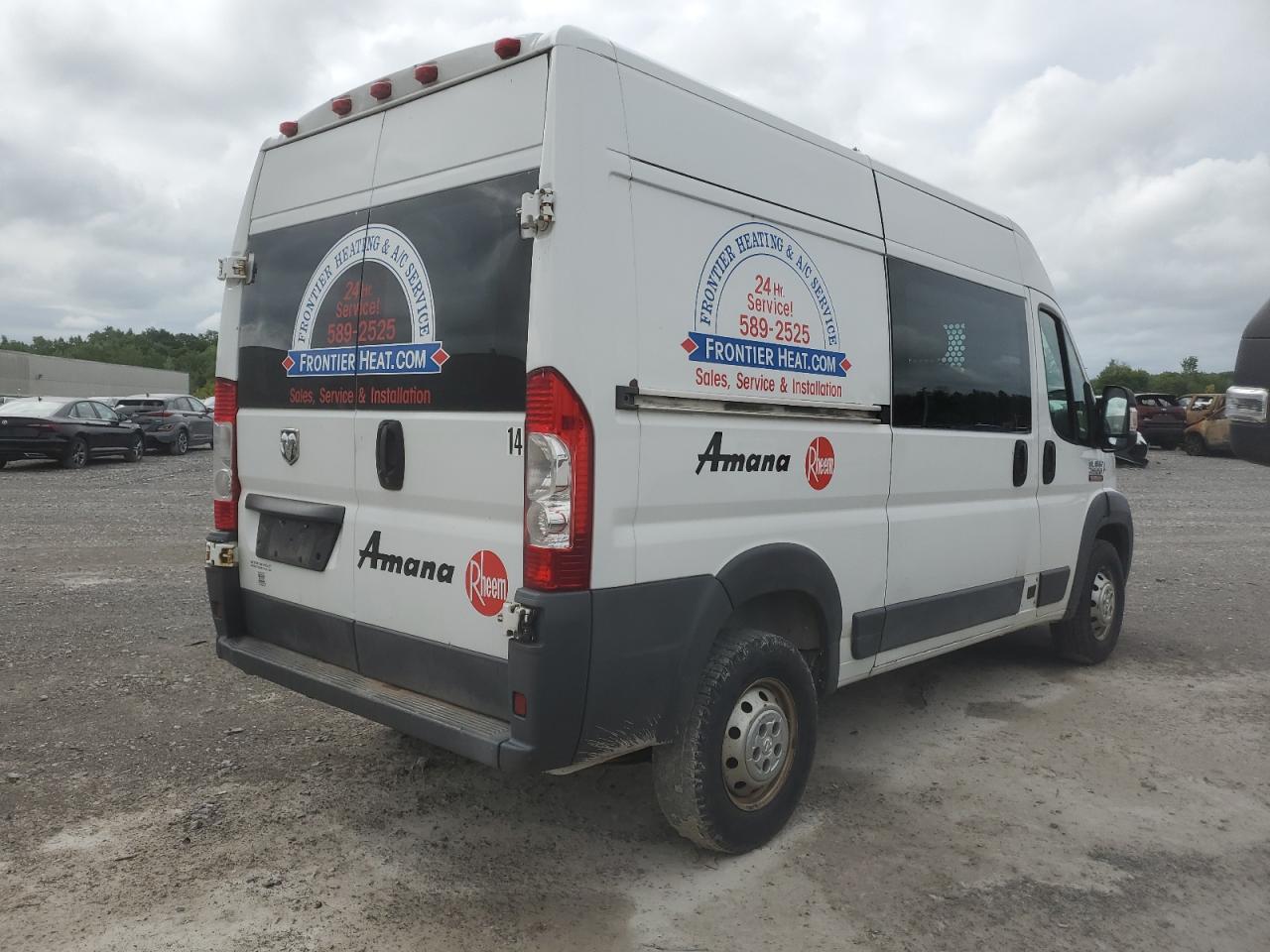 Obraz 3 z 2014 RAM PROMASTER 2500 2500 HIGH 2014 z VIN 3C6TRVCG2EE104276