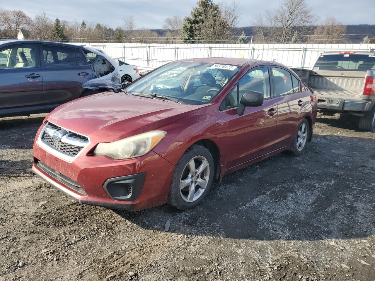 Image 1 of 2012 SUBARU IMPREZA  2012 with VIN JF1GJAA66CH020897