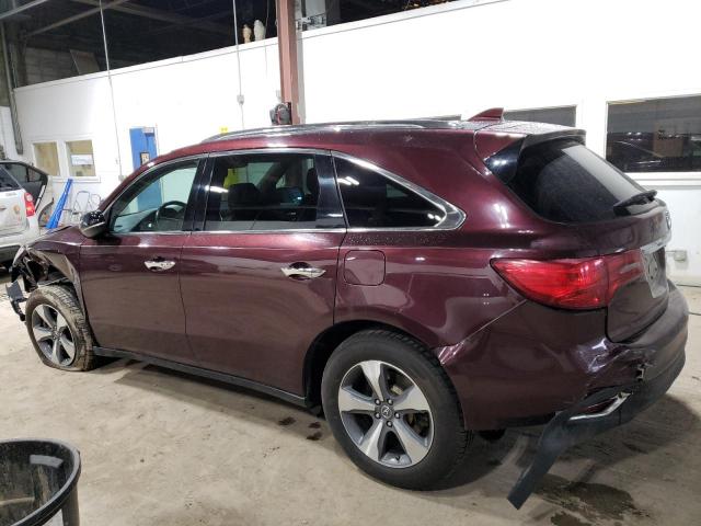 Изображение 2 2016 ACURA MDX  2016 с VIN 5FRYD4H23GB057016