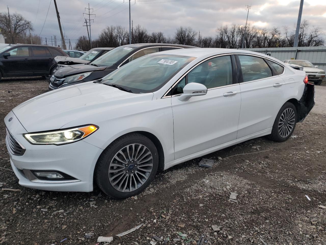 Image 1 of 2018 FORD FUSION TITANIUM/PLATINUM 2018 with VIN 3FA6P0D99JR233557