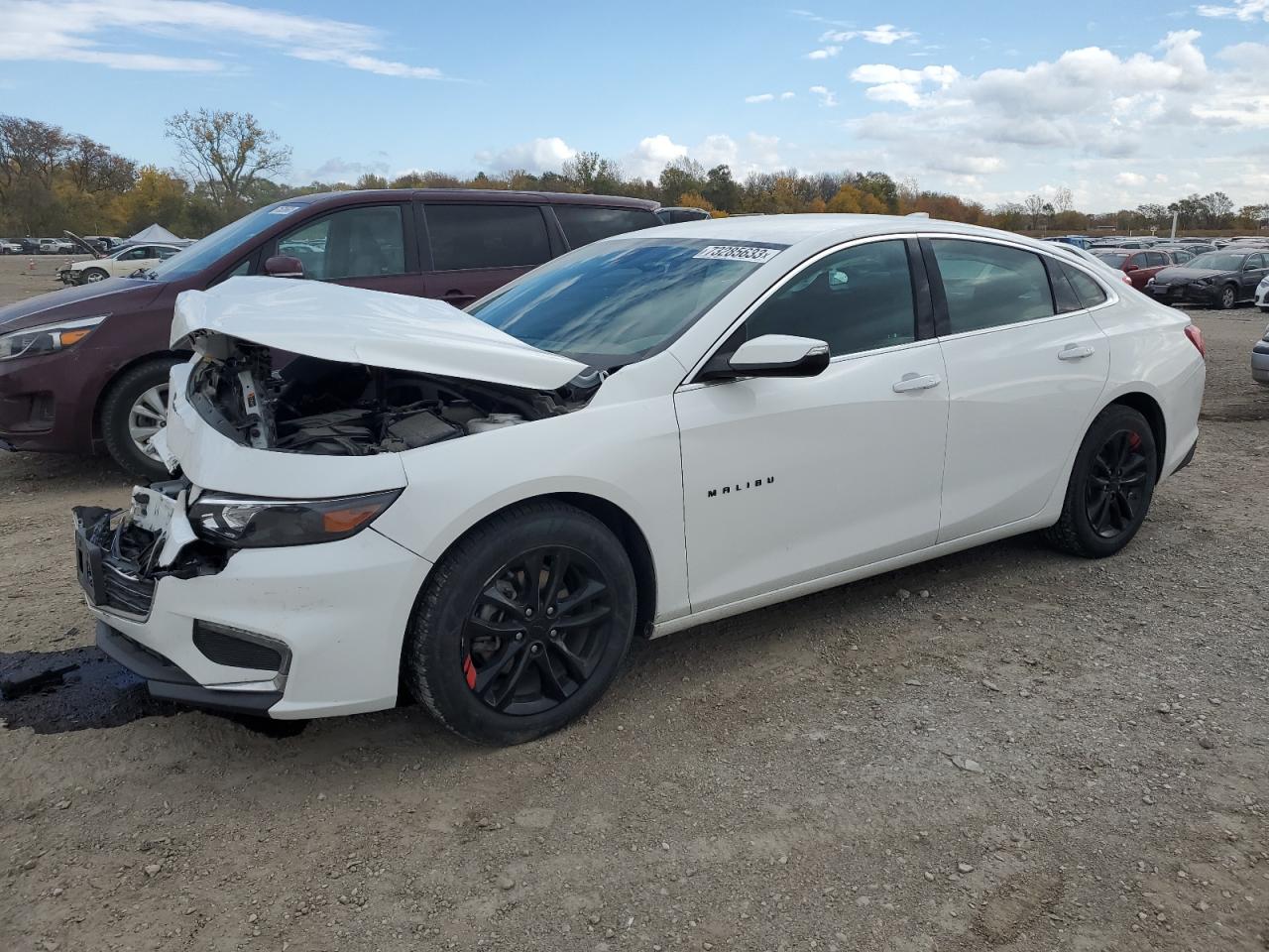 Image 1 of 2018 CHEVROLET MALIBU LT 2018 with VIN 1G1ZD5STXJF208202