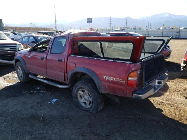 Image 2 of 2003 TOYOTA TACOMA DOUBLE CAB 2003 with VIN 5TEHN72N73Z299528