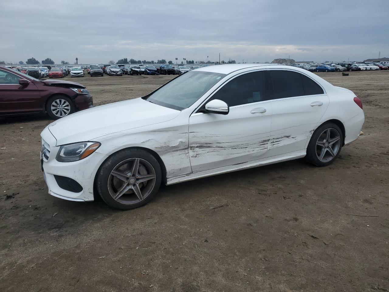 Image 1 of 2015 MERCEDES-BENZ C 300 4MATIC 2015 with VIN 55SWF4KB7FU006997