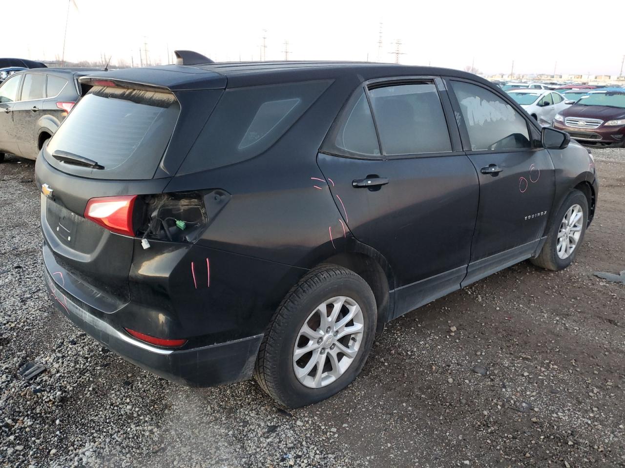 Image 3 of 2018 CHEVROLET EQUINOX LS 2018 with VIN 3GNAXHEV2JL339115